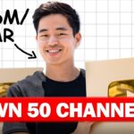 He Runs 50 YouTube Channels. Here's His $300K/Month Formula.